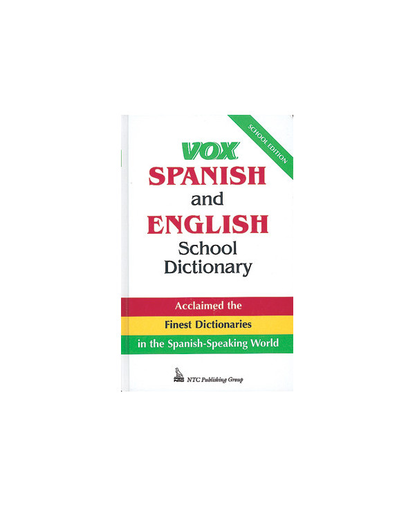 Vox Spanish and English School Dictionary NES633